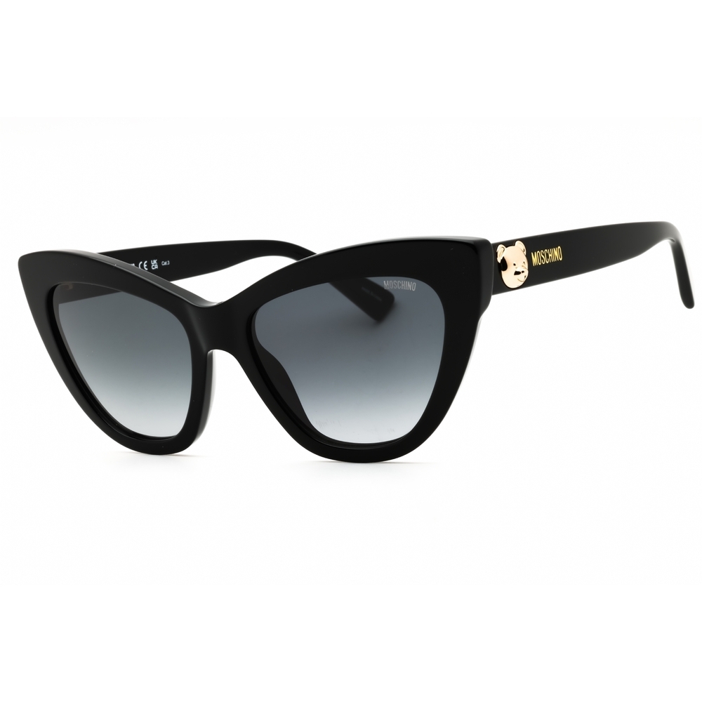Moschino MOS122/S Sunglasses Black Plastic Cat-Eye